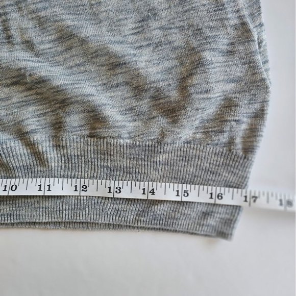 Aritzia Wilfred Balzac Linen Blend Sweater Heather Gray Size M - Picture 12 of 12